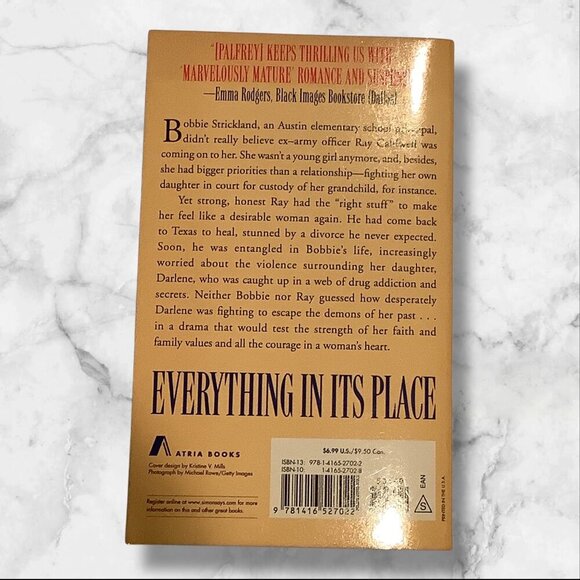 Everything In Its Place By Evelyn Palfrey Paperback Romance Novel - Picture 2 of 12